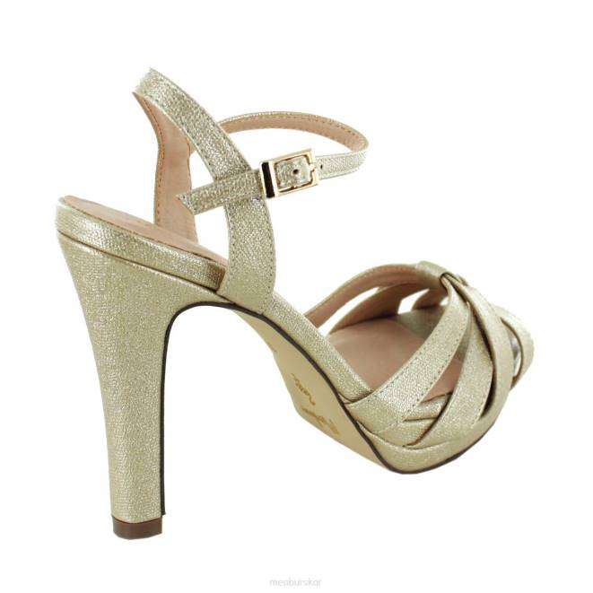 Menbur kvinnor guld valdurno högklackat 608J1402
