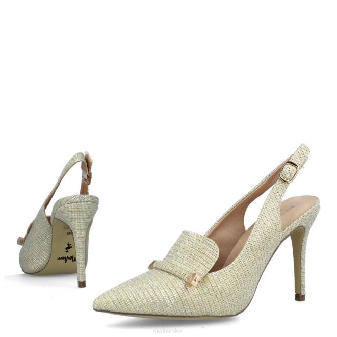 Menbur kvinnor guld venedig högklackat 608J4119