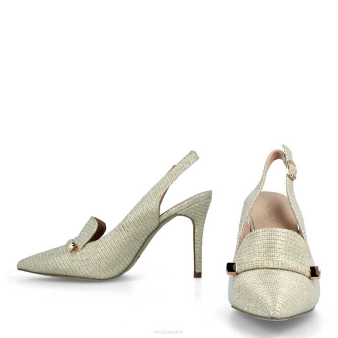 Menbur kvinnor guld venedig högklackat 608J4119