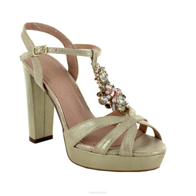 Menbur kvinnor guld venetia högklackat 608J4408