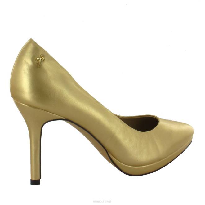 Menbur kvinnor guld vera högklackat 608J1097