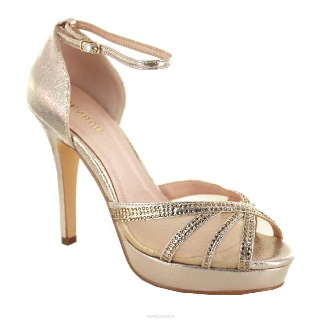 Menbur kvinnor guld viana högklackat 608J1083