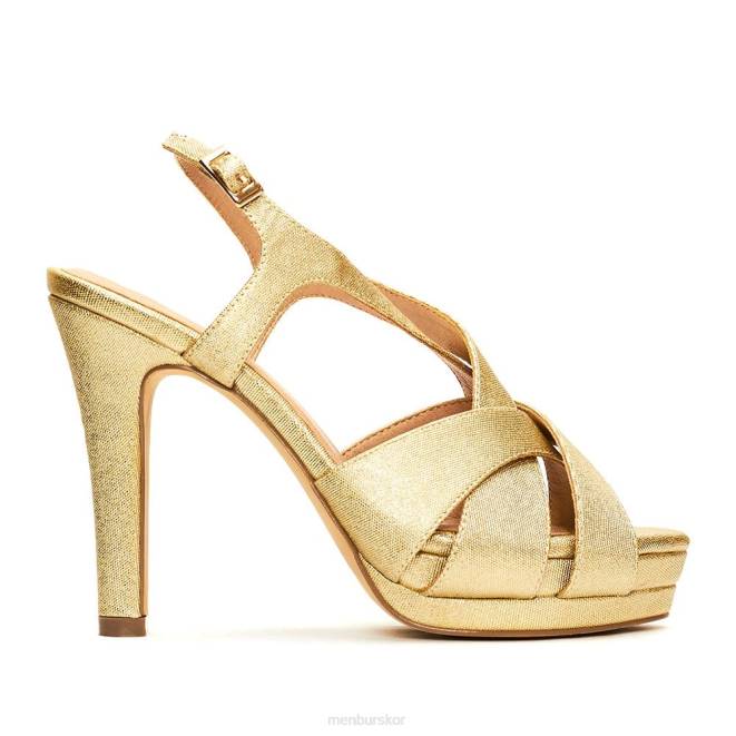 Menbur kvinnor guld villata högklackat 608J1074