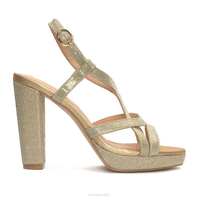 Menbur kvinnor guld vinci högklackat 608J1053
