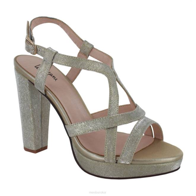 Menbur kvinnor guld vinci högklackat 608J1053