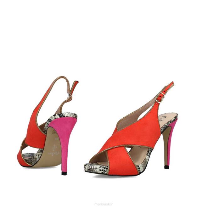 Menbur kvinnor korall cronos högklackat 608J850