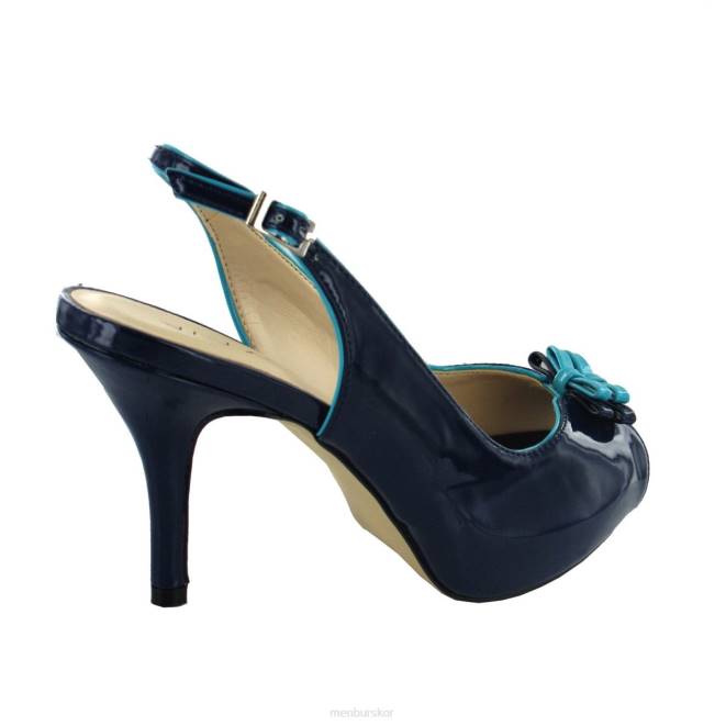 Menbur kvinnor mörkblå almunecar högklackat 608J1157