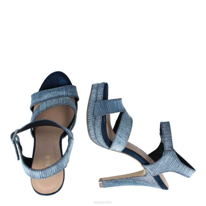 Menbur kvinnor mörkblå badiola högklackat 608J924