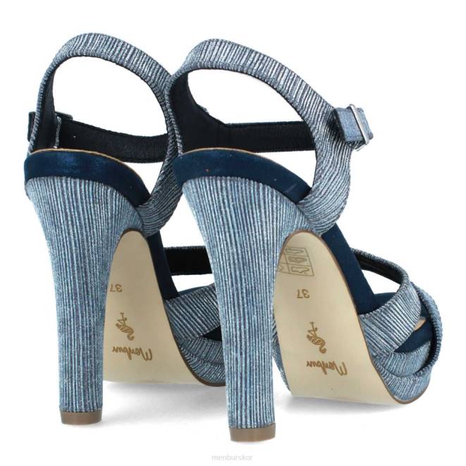 Menbur kvinnor mörkblå badiola högklackat 608J924