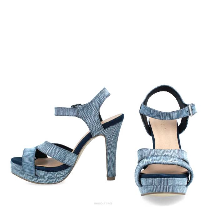 Menbur kvinnor mörkblå badiola högklackat 608J924