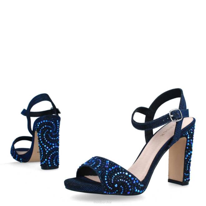 Menbur kvinnor mörkblå bertacci högklackat 608J940