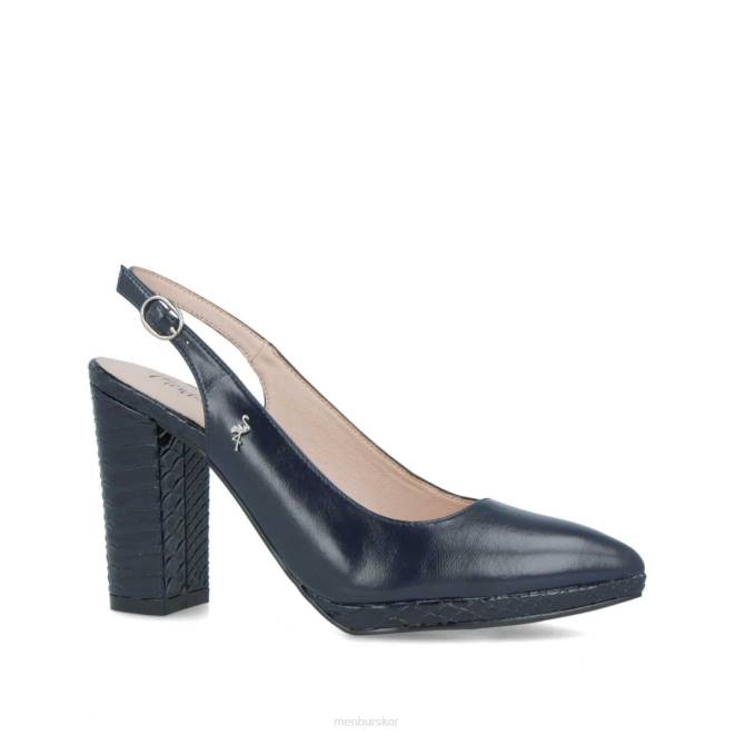 Menbur kvinnor mörkblå bonivini högklackat 608J4988