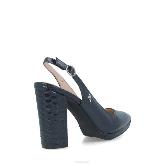 Menbur kvinnor mörkblå bonivini högklackat 608J4988