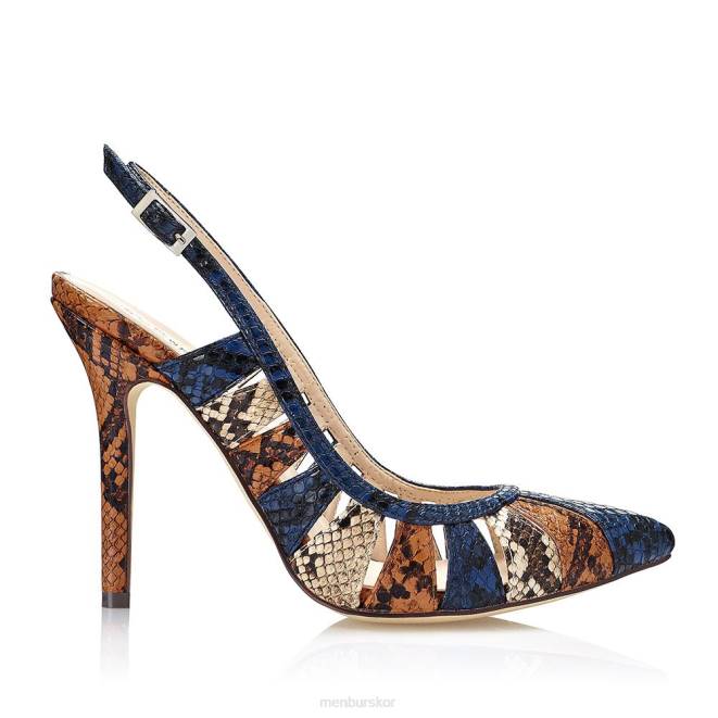 Menbur kvinnor mörkblå camerun högklackat 608J1362