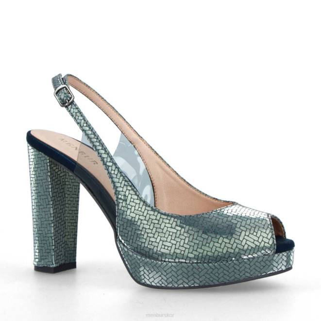 Menbur kvinnor mörkblå carpi högklackat 608J4058