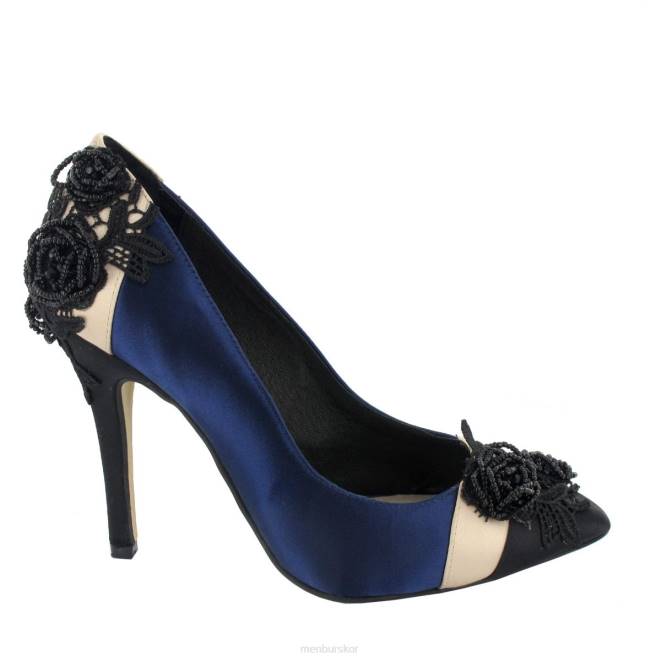 Menbur kvinnor mörkblå colmenar högklackat 608J4757