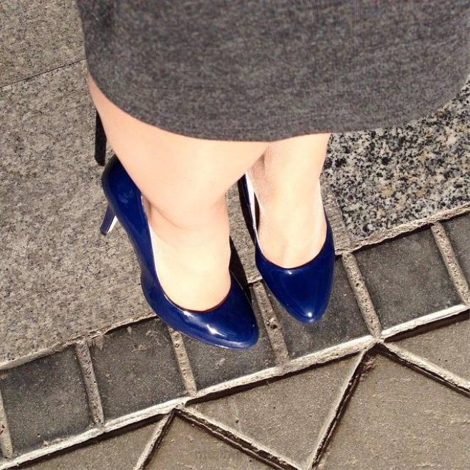 Menbur kvinnor mörkblå farnaby högklackat 608J4591