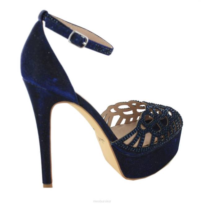 Menbur kvinnor mörkblå gaudenzio högklackat 608J915