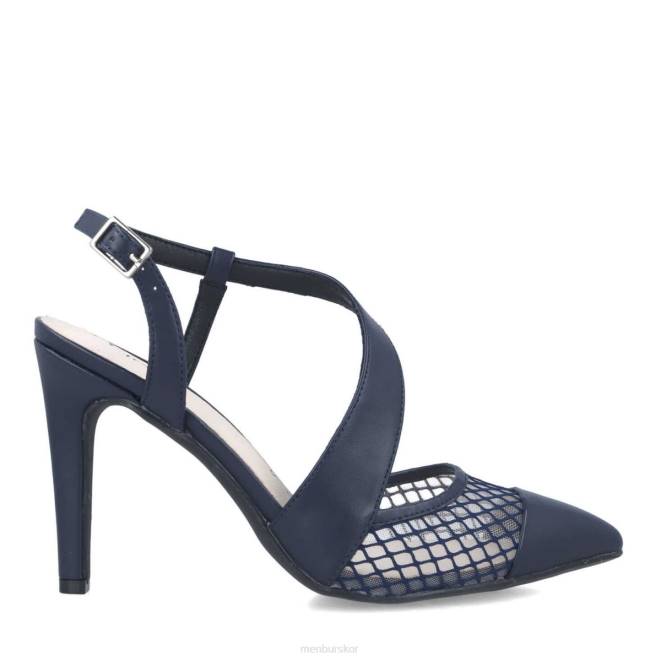 Menbur kvinnor mörkblå hesperide högklackat 608J1219