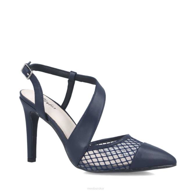 Menbur kvinnor mörkblå hesperide högklackat 608J1219