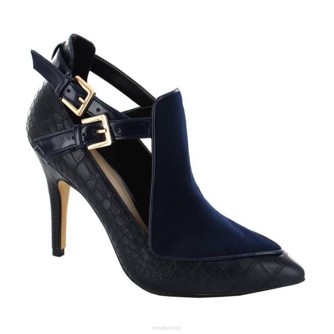 Menbur kvinnor mörkblå kadaver högklackat 608J5156