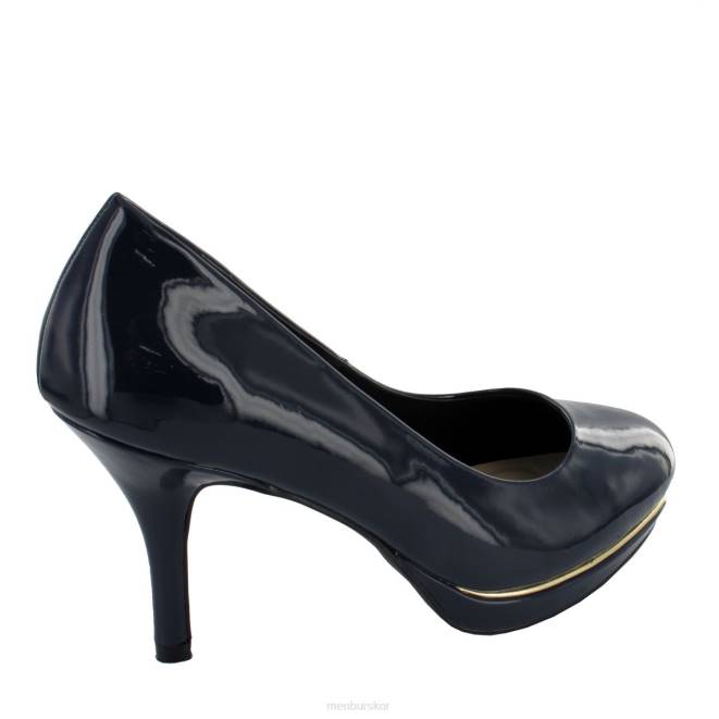Menbur kvinnor mörkblå lemaire högklackat 608J4643