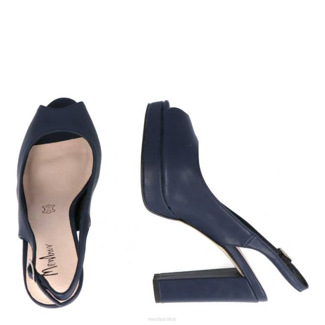 Menbur kvinnor mörkblå rivalta högklackat 608J4369