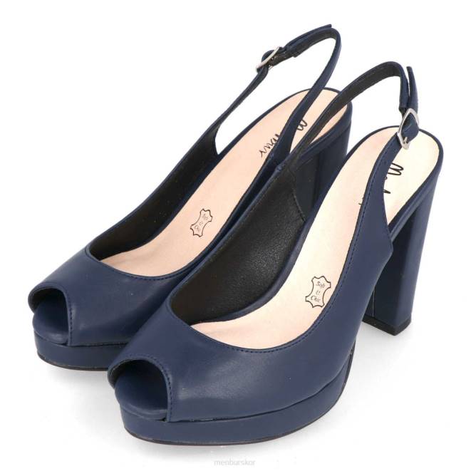 Menbur kvinnor mörkblå rivalta högklackat 608J4369