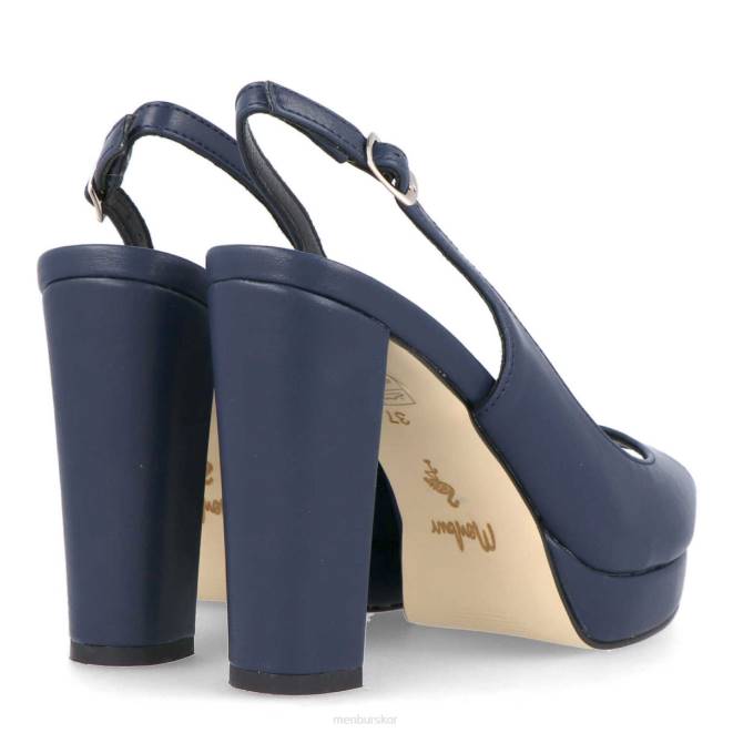 Menbur kvinnor mörkblå rivalta högklackat 608J4369