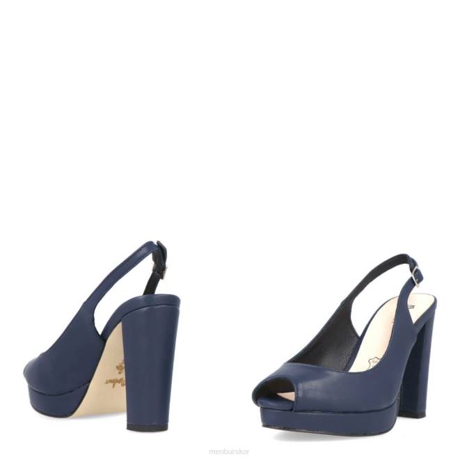 Menbur kvinnor mörkblå rivalta högklackat 608J4369