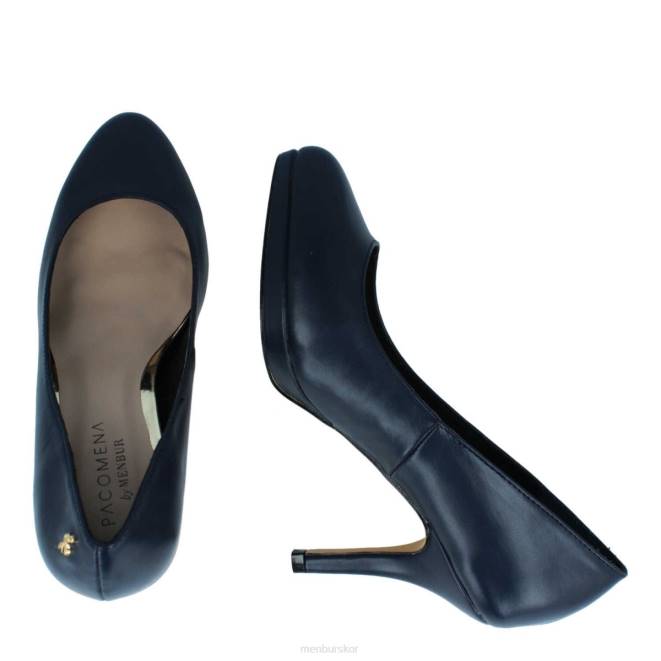 Menbur kvinnor mörkblå taberno högklackat 608J5159