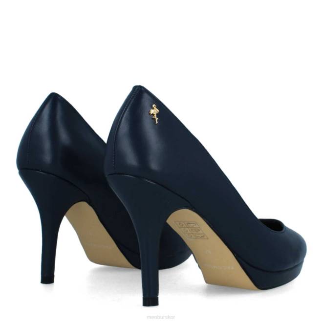Menbur kvinnor mörkblå taberno högklackat 608J5159
