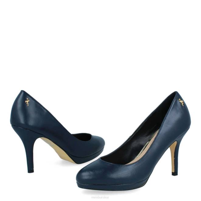 Menbur kvinnor mörkblå taberno högklackat 608J5159