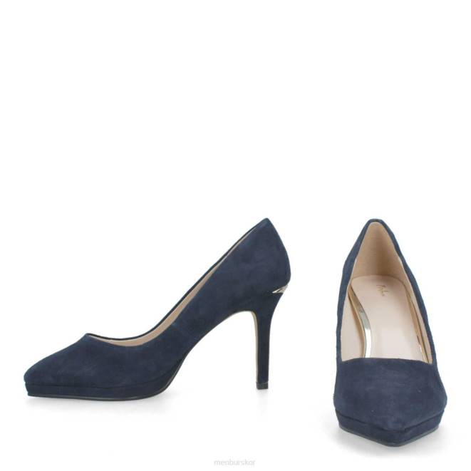 Menbur kvinnor mörkblå topino högklackat 608J1098