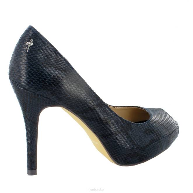 Menbur kvinnor mörkblå tudia högklackat 608J4552