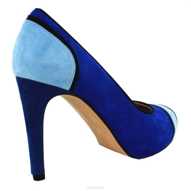 Menbur kvinnor mörkblå valentano högklackat 608J5260