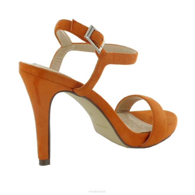 Menbur kvinnor orange Italien högklackat 608J1268
