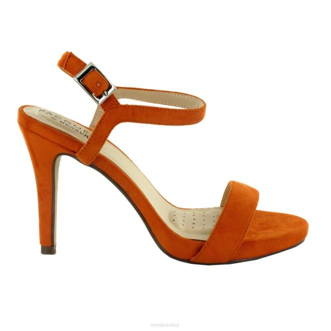 Menbur kvinnor orange Italien högklackat 608J1268