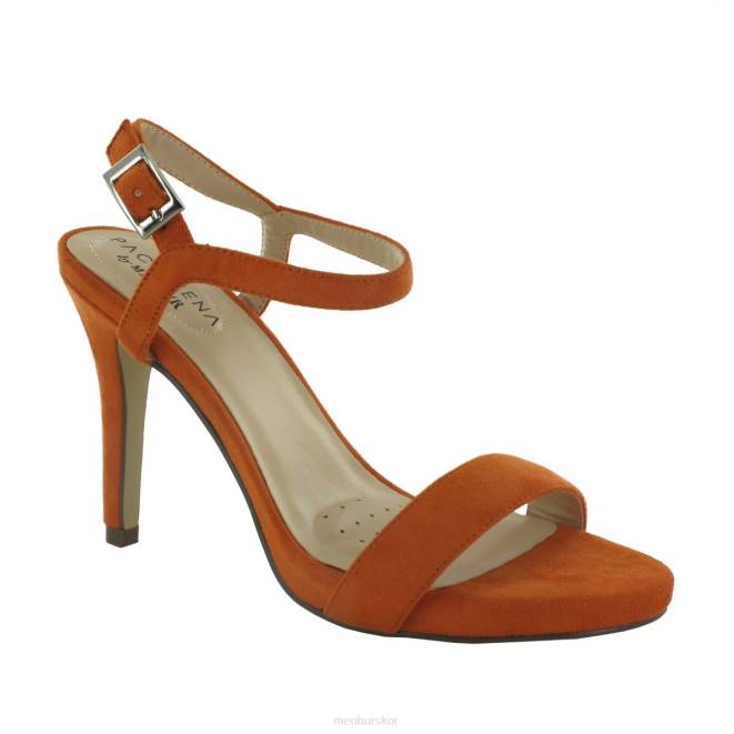 Menbur kvinnor orange Italien högklackat 608J1268