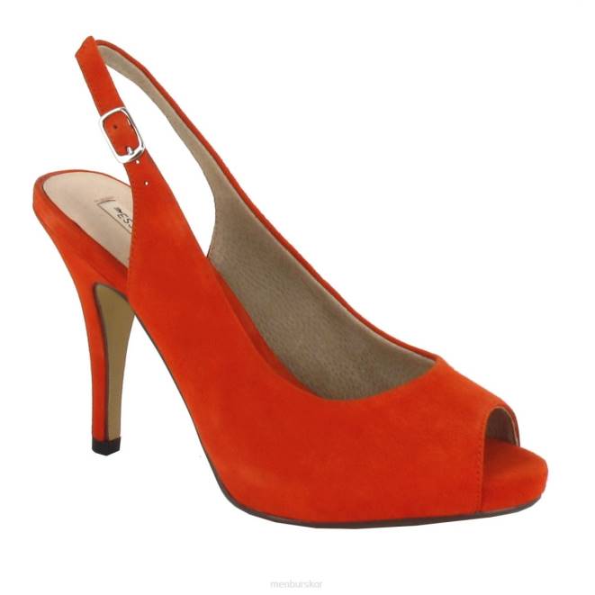 Menbur kvinnor orange baptist högklackat 608J4618