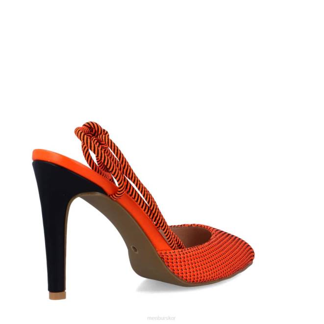 Menbur kvinnor orange te högklackat 608J1218