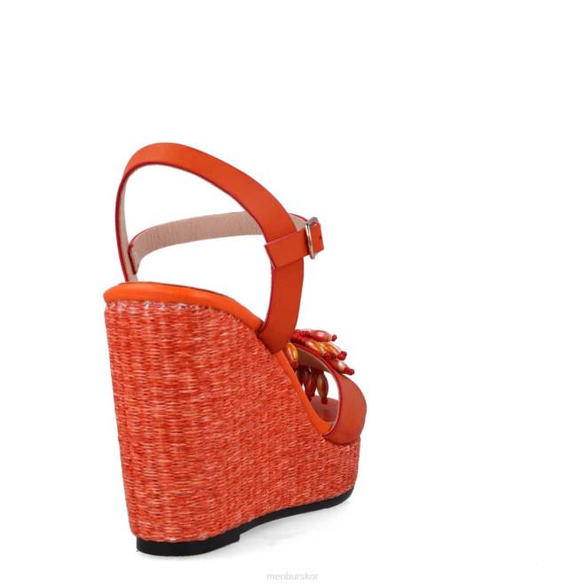 Menbur kvinnor orange temis högklackat 608J5410