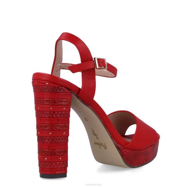 Menbur kvinnor röd anaximenes högklackat 608J1520