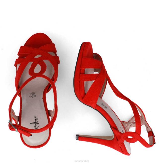 Menbur kvinnor röd bordonaro högklackat 608J925