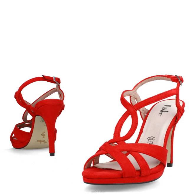 Menbur kvinnor röd bordonaro högklackat 608J925