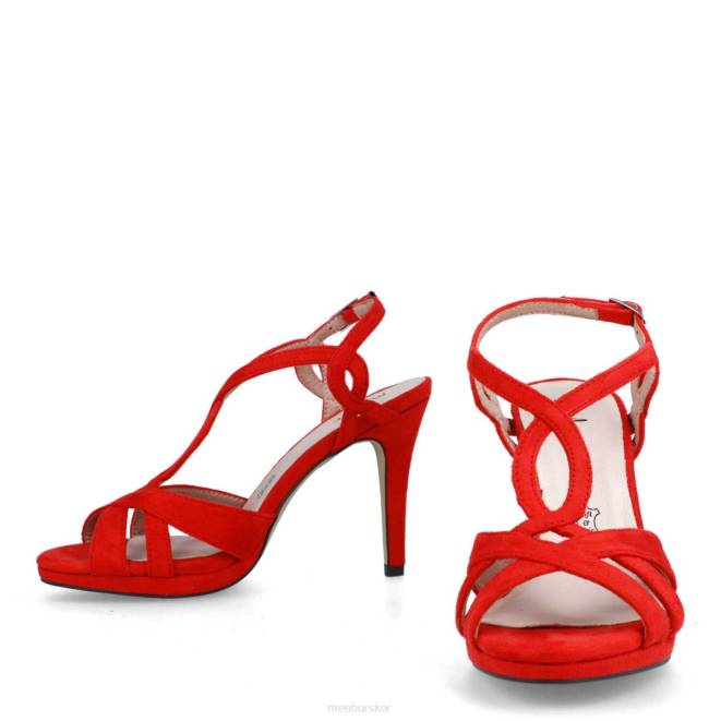 Menbur kvinnor röd bordonaro högklackat 608J925