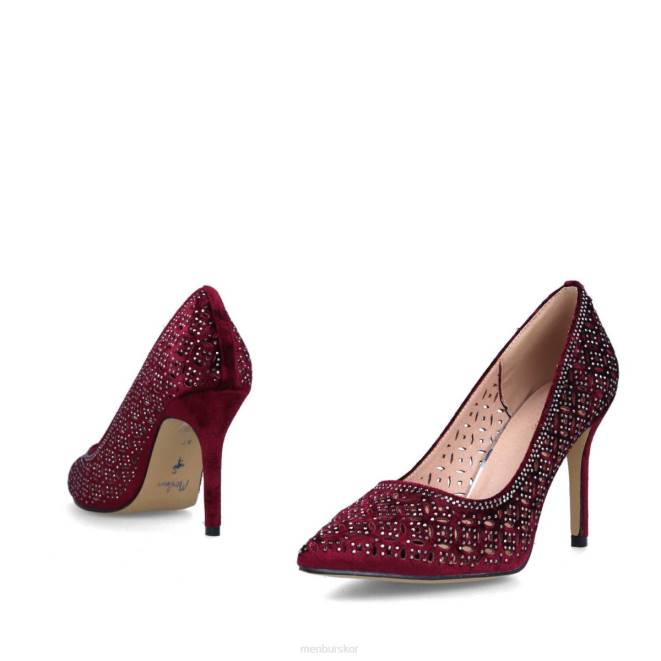 Menbur kvinnor röd caluso högklackat 608J4101