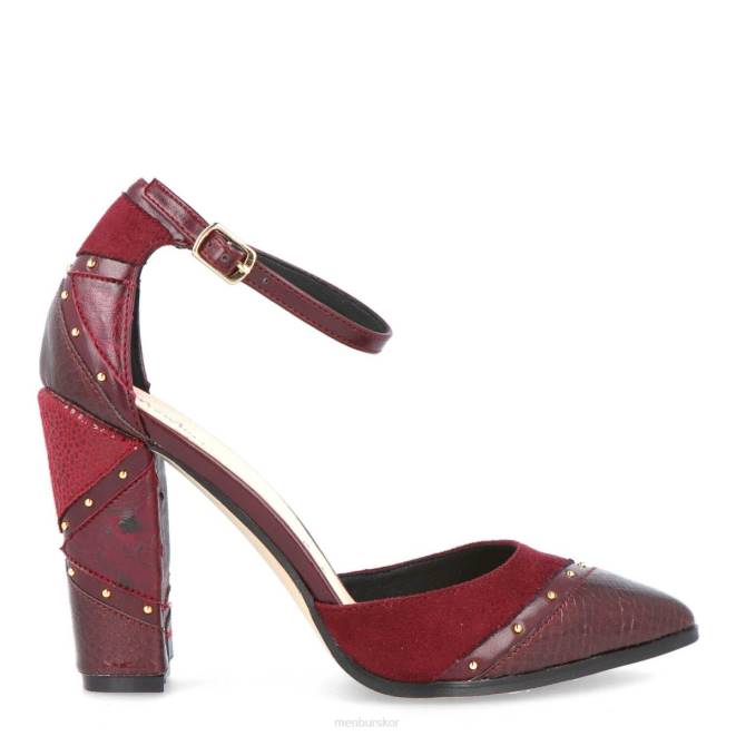 Menbur kvinnor röd camburzano högklackat 608J5302