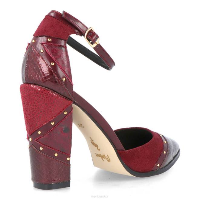 Menbur kvinnor röd camburzano högklackat 608J5302