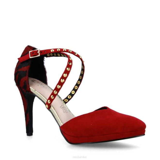 Menbur kvinnor röd cantarana högklackat 608J5310